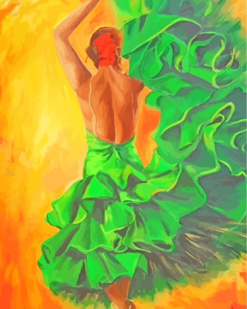 Flamenco Dancer Diamond Painting