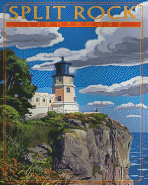 Split Rock Lighthouse Diamond Painting