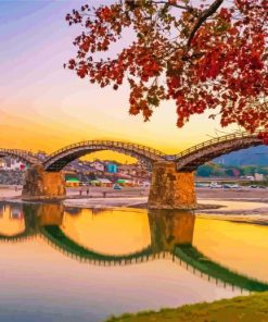 The Kintai Bridge Diamond Painting