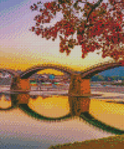 The Kintai Bridge Diamond Painting