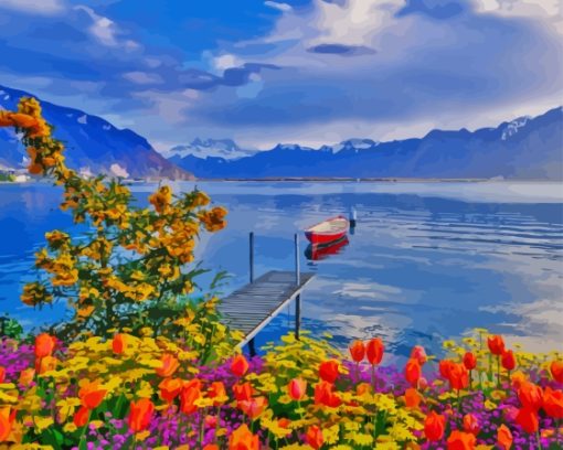 Lake Geneva Diamond Painting