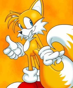 Tails The Hedgehog Diamond Painting