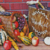 Thanksgiving Cornucopia Diamond Painting