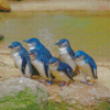 Fairy Penguins Diamond Painting