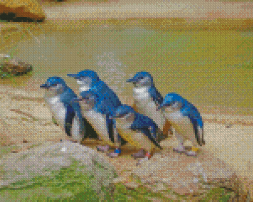 Fairy Penguins Diamond Painting