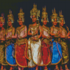 Cambodia Dancers Diamond Painting