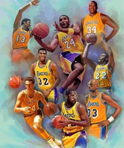 The Lakers Legends Diamond Painting