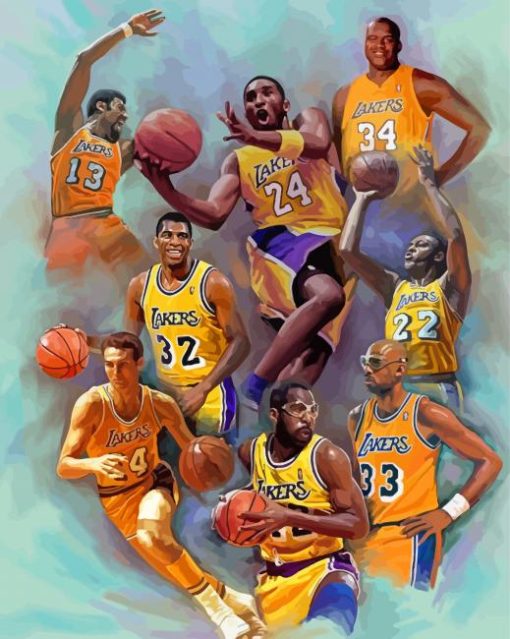 The Lakers Legends Diamond Painting