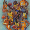 The Lakers Legends Diamond Painting