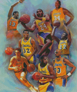 The Lakers Legends Diamond Painting