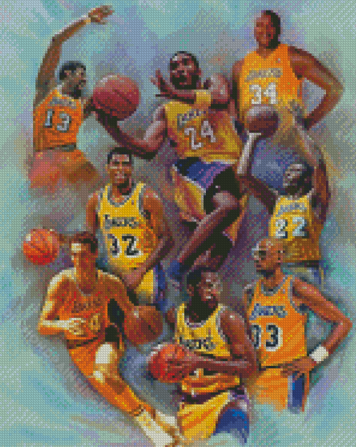 The Lakers Legends Diamond Painting