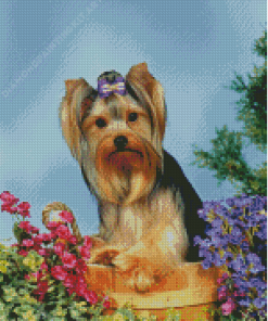 The Yorkshire Terrier Diamond Painting