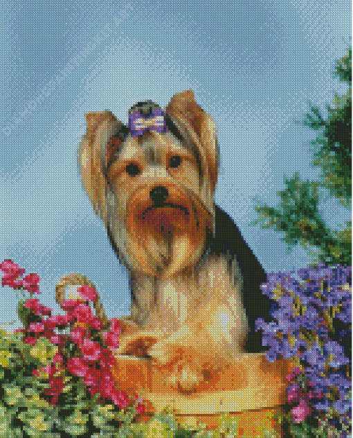 The Yorkshire Terrier Diamond Painting