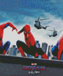 Three Spidermen Diamond Painting