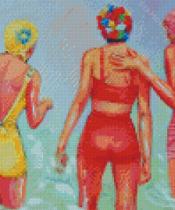 Women On Beach Diamond Painting