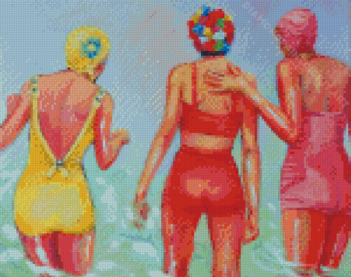 Women On Beach Diamond Painting