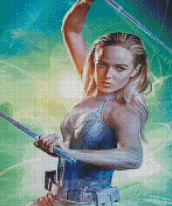 White Canary Diamond Painting