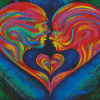 Couple Heart Diamond Painting