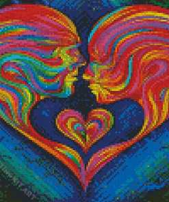 Couple Heart Diamond Painting