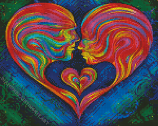 Couple Heart Diamond Painting