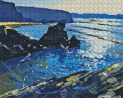 Abstract Newquay Diamond Painting