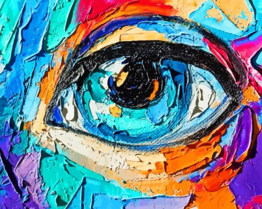 Colorful Eye Diamond Painting