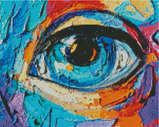 Colorful Eye Diamond Painting