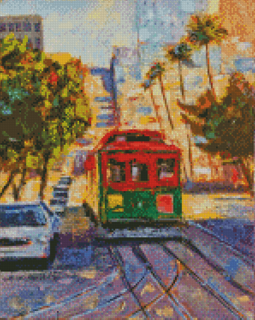 Abstract San Francisco Diamond Painting