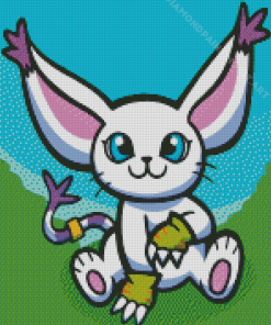 Adorable Gatomon Diamond Painting