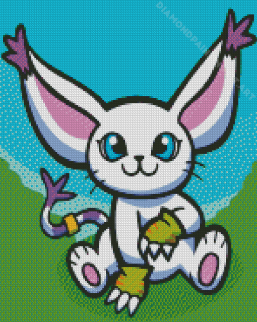 Adorable Gatomon Diamond Painting