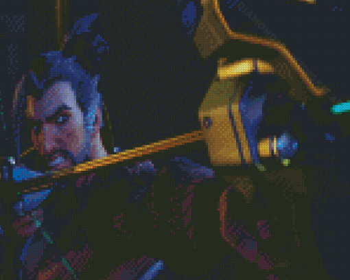 Aesthetic Hanzo Diamond Painting