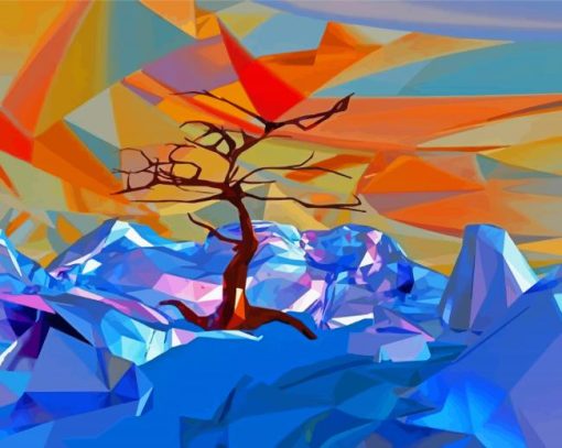 Iceberg Tree Diamond Painting