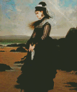 Lady In Dress Diamond Painting