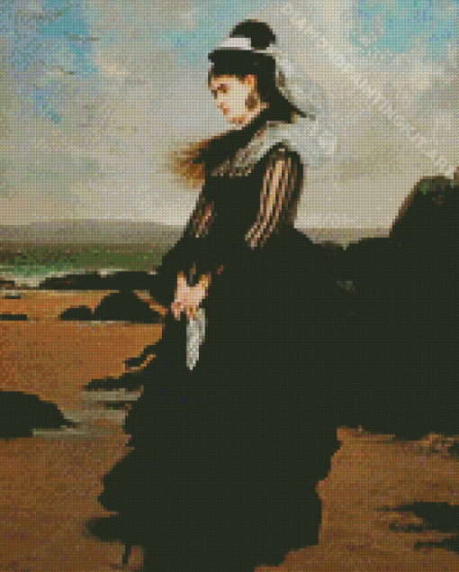 Lady In Dress Diamond Painting