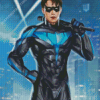 Aesthetic Nightwing Diamond Painting