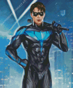 Aesthetic Nightwing Diamond Painting