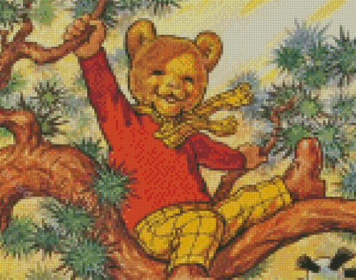 Rupert Bear Diamond Painting