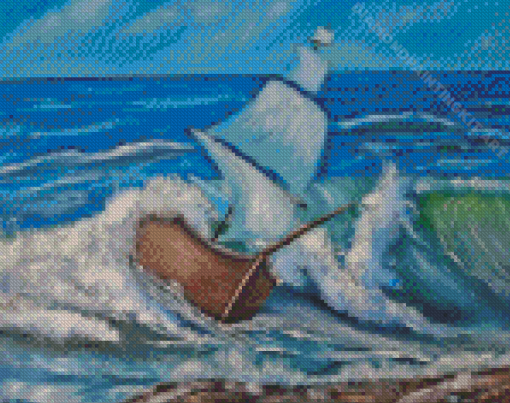 Sea Storm Diamond Painting