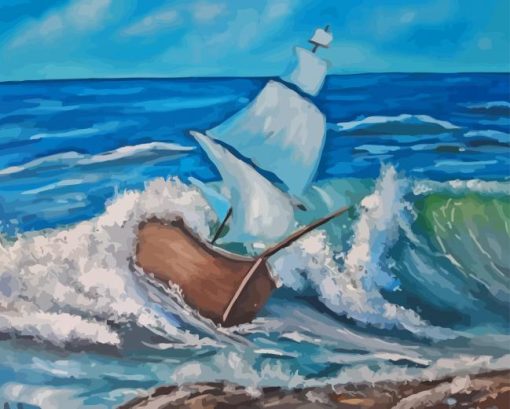 Sea Storm Diamond Painting