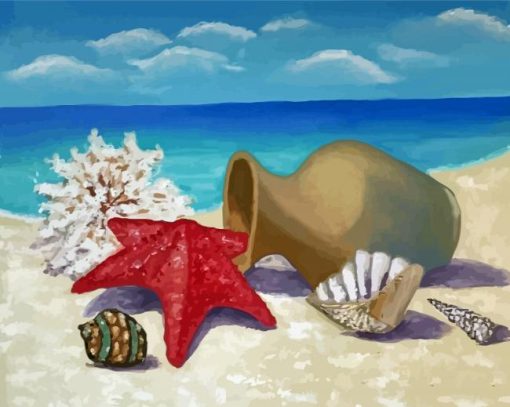 Aesthetic Starfish Diamond Painting