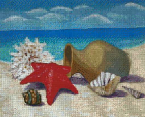 Aesthetic Starfish Diamond Painting