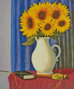 Sunflowers Vase Diamond Painting