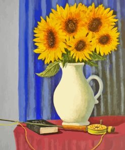 Sunflowers Vase Diamond Painting