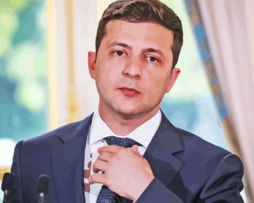 Volodymyr Zelenskyy Diamond Painting