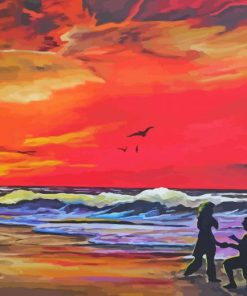 Wedding On Beach Diamond Painting