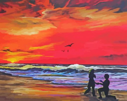 Wedding On Beach Diamond Painting