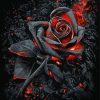 Dark Rose Diamond Painting