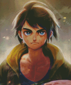 Aesthetic Mikazuki Diamond Painting