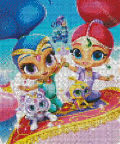 Shimmer And Shine Diamond Painting