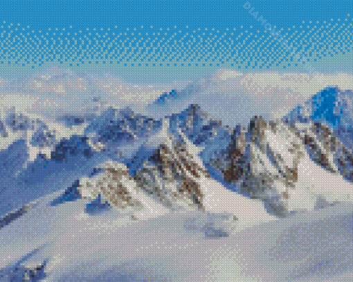 Alpes Mountains Diamond Painting